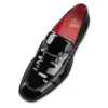 Chambelimoc Night Strass – Mocasines – Piel de becerro charol – Negro – Hombre Chambelimoc Night Strass – Mocasines – Piel de becerro charol – Negro – Hombre