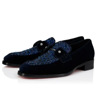 Chambelimoc Perla Night Strass – Mocasines – Terciopelo y Strass – Last Night – Hombre