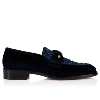 Chambelimoc Perla Night Strass – Mocasines – Terciopelo y Strass – Last Night – Hombre