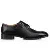Chambelimonk – Mocasines con correa – Piel de becerro – Negro – Hombre