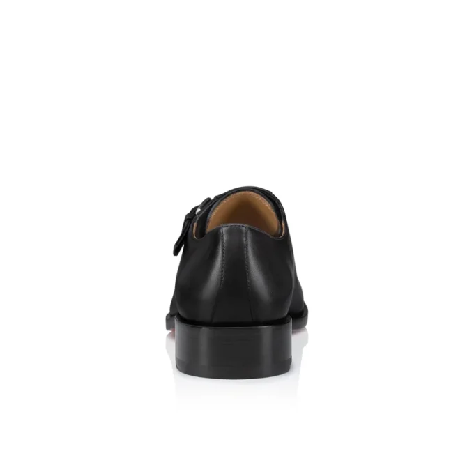 Chambelimonk – Mocasines con correa – Piel de becerro – Negro – Hombre