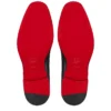 Chambelimonk – Mocasines con correa – Piel de becerro – Negro – Hombre