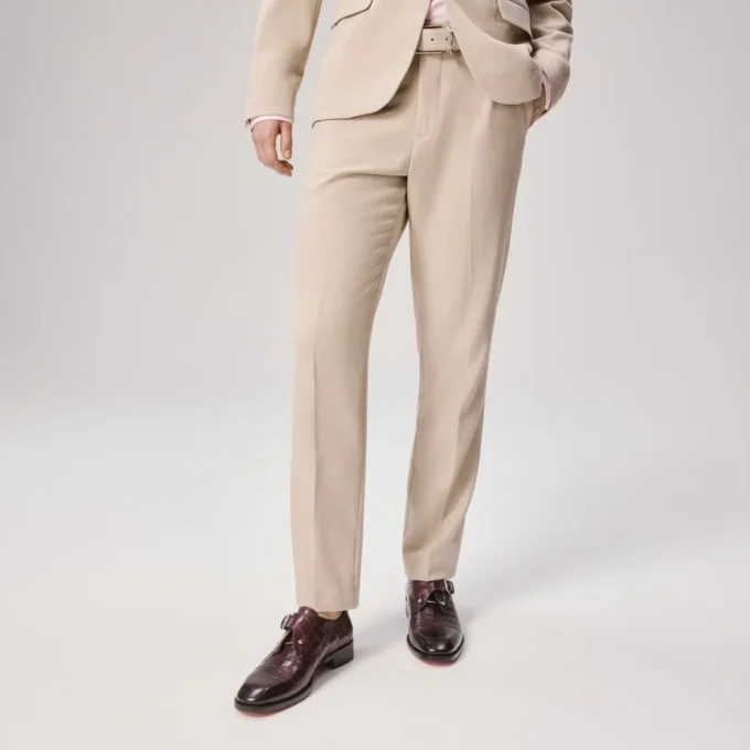 Chambelimonk – Zapatos con hebillas – Piel de becerro patinada – Amara – Hombre