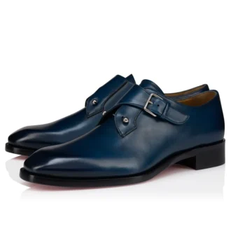 Chambelimonk – Zapatos con hebillas – Piel de becerro patinada – Last Night – Hombre