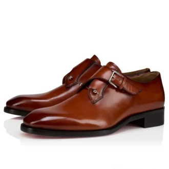 Chambelimonk – Zapatos con hebillas – Piel de becerro patinada – Palio – Hombre