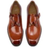 Chambelimonk – Zapatos con hebillas – Piel de becerro patinada – Palio – Hombre