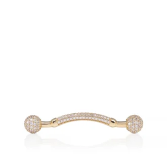 Chambelink Strass – Joyería para zapatos – Metal y strass – Dorado