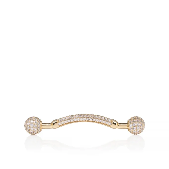 Chambelink Strass – Joyería para zapatos – Metal y strass – Dorado