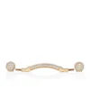 Chambelink Strass – Joyería para zapatos – Metal y strass – Dorado