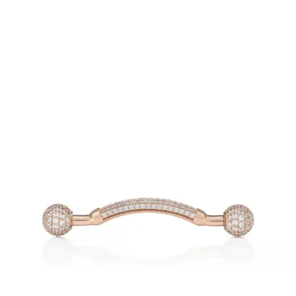 Chambelink Strass – Joyería para zapatos – Metal y strass – Oro rosa