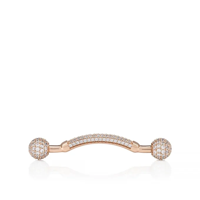 Chambelink Strass – Joyería para zapatos – Metal y strass – Oro rosa