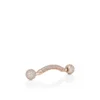 Chambelink Strass – Joyería para zapatos – Metal y strass – Oro rosa