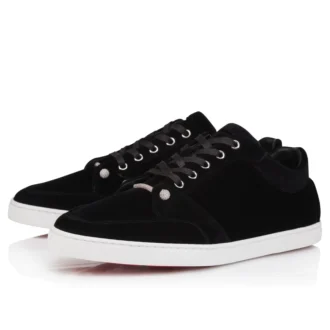 Chambelisneak Pin Strass – Zapatillas – Terciopelo – Negro – Hombre