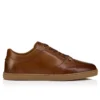 Chambelisneak – Zapatillas – Piel de becerro patinada – Havane – Hombre