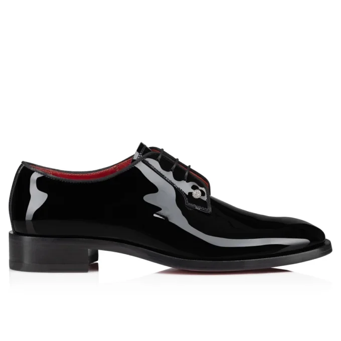 Chambeliss Night Strass – Derbies – Piel de becerro charolada y tachuelas – Negro – Hombre Chambeliss Night Strass – Derbies – Piel de becerro charolada y tachuelas – Negro – Hombre