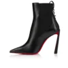 Condodo – Botas de 100 mm – Piel de becerro – Negro – Mujer