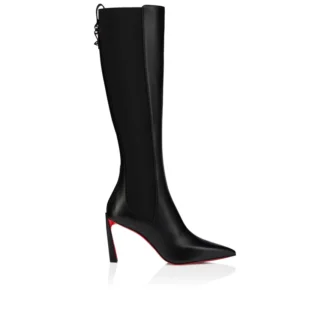 Condodo Botta 85 – Botas de 85 mm – Piel de becerro – Negro – Mujer