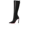 Condodo Botta – Botas de 100 mm – Piel de becerro – Negro – Mujer