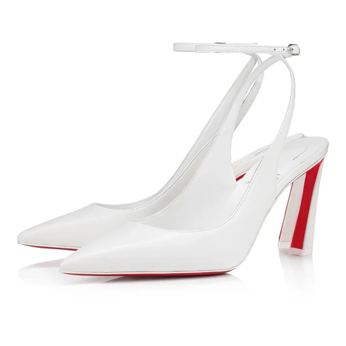 Condora Strap – Zapatos de tacón con tiras de 85 mm – Piel napa – Bianco – Mujer Condora Strap – Zapatos de tacón con tiras de 85 mm – Piel napa – Bianco – Mujer