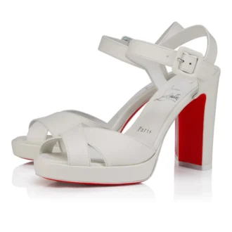 Cora – Sandalias de 100 mm – Piel de cordero napa – Bianco – Mujer Cora – Sandalias de 100 mm – Piel de cordero napa – Bianco – Mujer