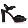 Cora – Sandalias de 100 mm – Piel de cordero napa – Negro – Mujer Cora – Sandalias de 100 mm – Piel de cordero napa – Negro – Mujer