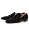 Dandelion Spikes – Mocasines – Ante de becerro y tachuelas – Negro – Hombre Dandelion Spikes – Mocasines – Ante de becerro y tachuelas – Negro – Hombre