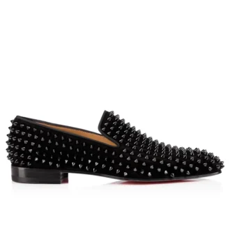 Dandelion Spikes – Mocasines – Ante de becerro y tachuelas – Negro – Hombre Dandelion Spikes – Mocasines – Ante de becerro y tachuelas – Negro – Hombre