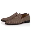 Danny Flex – Mocasines – Piel de becerro y tejido de sarga – Blanco y marrón – Hombre Danny Flex – Mocasines – Piel de becerro y tejido de sarga – Blanco y marrón – Hombre