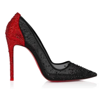 Degrastrass Red Carpet – Zapatos de tacón de 100 mm – Malla – Negro – Mujer Degrastrass Red Carpet – Zapatos de tacón de 100 mm – Malla – Negro – Mujer