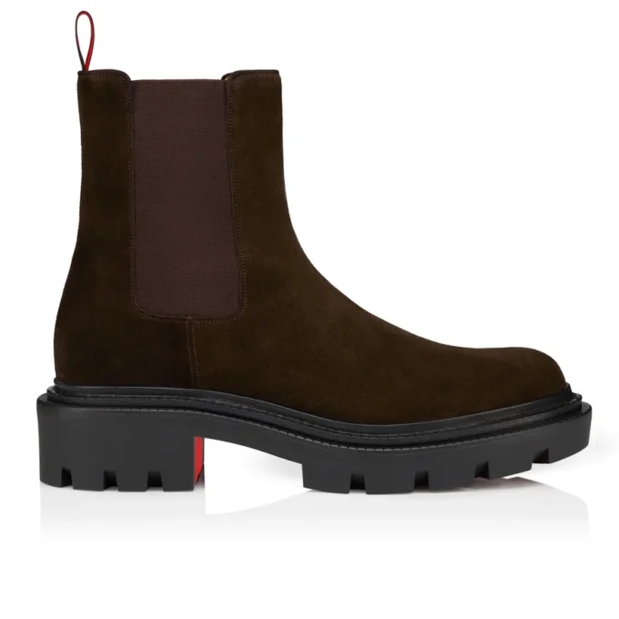 Devon College – Botas – Piel de becerro invertida – Cafa – Hombre Devon College – Botas – Piel de becerro invertida – Cafa – Hombre