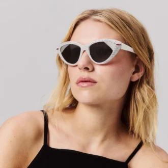 Diamond Kate Lb0031 – Gafas de sol – Acetato – Blanco ahumado – Mujer