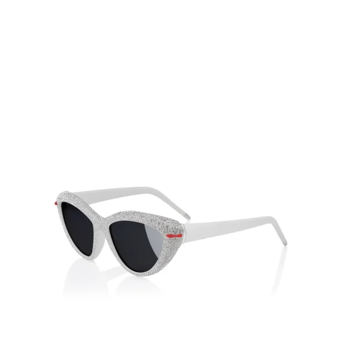 Diamond Kate Lb0031 – Gafas de sol – Acetato – Blanco ahumado – Mujer