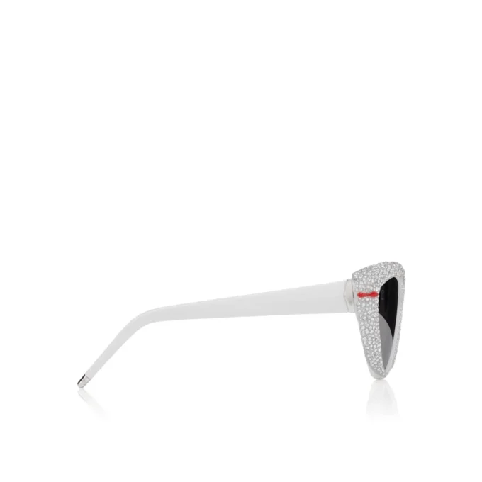 Diamond Kate Lb0031 – Gafas de sol – Acetato – Blanco ahumado – Mujer