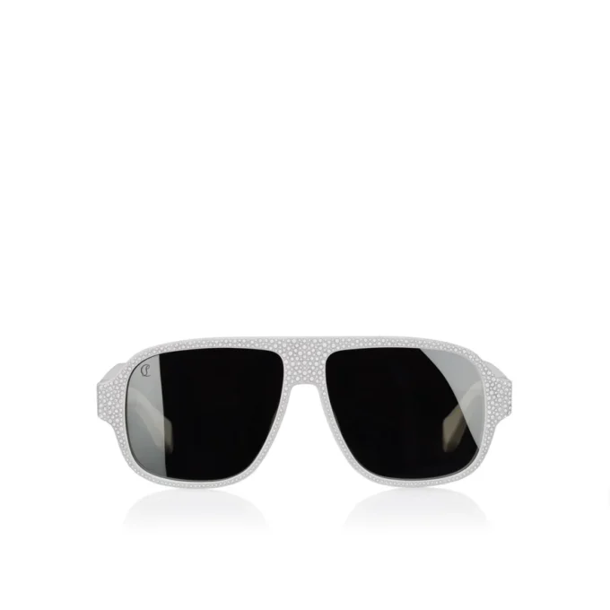 Diamond Roller Lb0032 – Gafas de sol – Acetato – Blanco ahumado Diamond Roller Lb0032 – Gafas de sol – Acetato – Blanco ahumado