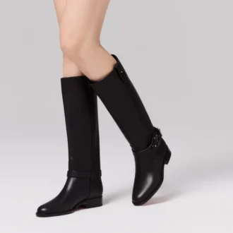 Dianouchette Botta – Botas – Piel de becerro – Negro – Mujer