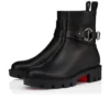 Dianouchette Lug – Botas bajas – Piel de becerro encerada – Negro – Mujer Dianouchette Lug – Botas bajas – Piel de becerro encerada – Negro – Mujer