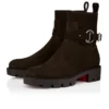 Dianouchette Lug – Botas bajas – Piel de becerro invertida – Cafa – Mujer Dianouchette Lug – Botas bajas – Piel de becerro invertida – Cafa – Mujer