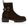 Dianouchette Lug – Botas bajas – Piel de becerro invertida – Cafa – Mujer Dianouchette Lug – Botas bajas – Piel de becerro invertida – Cafa – Mujer