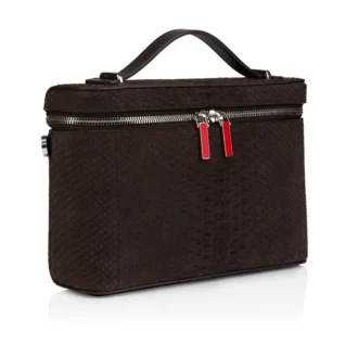 Djanis – Bolso bandolera – Piel de pitón – Café