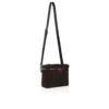 Djanis – Bolso bandolera – Piel de pitón – Café