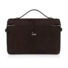 Djanis – Bolso bandolera – Piel de pitón – Café