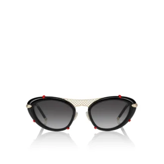 Dolly Lb0001 – Gafas de sol – Metal – Negro brillante