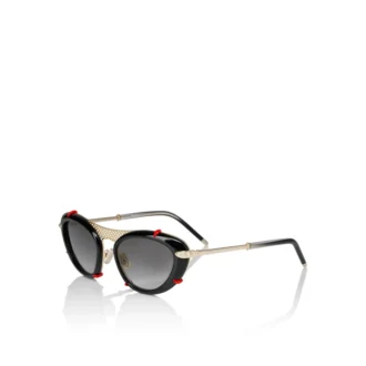 Dolly Lb0001 – Gafas de sol – Metal – Negro brillante