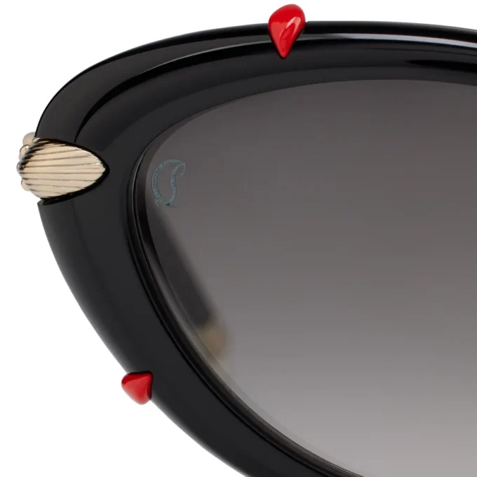 Dolly Lb0001 – Gafas de sol – Metal – Negro brillante Dolly Lb0001 – Gafas de sol – Metal – Negro brillante