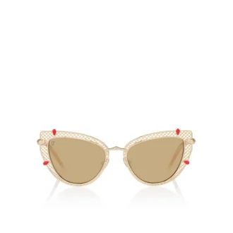 Dolly Lb0002 – Gafas de sol – Metal – Dorado ahumado
