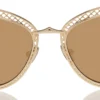 Dolly Lb0002 – Gafas de sol – Metal – Dorado ahumado Dolly Lb0002 – Gafas de sol – Metal – Dorado ahumado
