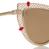 Dolly Lb0002 – Gafas de sol – Metal – Dorado ahumado Dolly Lb0002 – Gafas de sol – Metal – Dorado ahumado