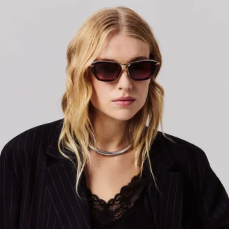Dolly Lb0022 – Gafas de sol – Metal – Negro ahumado