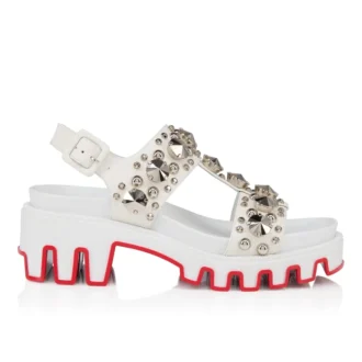 Duni Extazza – Sandalias – Piel de cordero napa – Bianco – Mujer