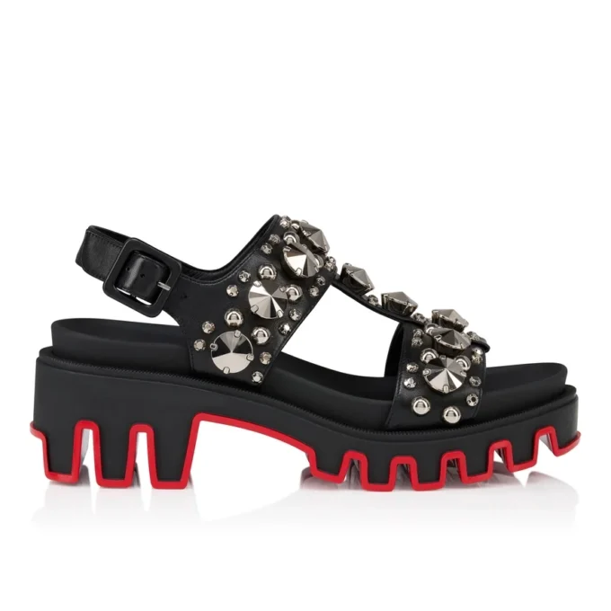 Duni Extazza – Sandalias – Piel de cordero napa – Negro – Mujer Duni Extazza – Sandalias – Piel de cordero napa – Negro – Mujer